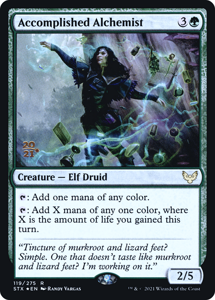 Accomplished Alchemist (PRE-119S) - Strixhaven: School of Mages Promos (Prerelease) Foil