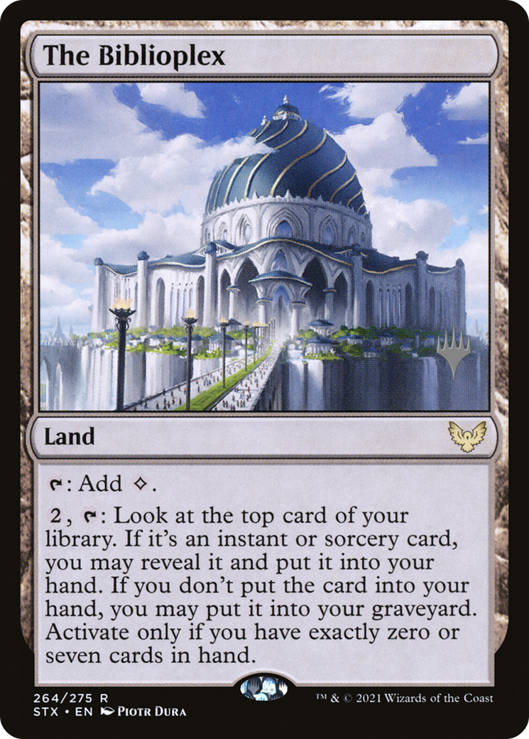 The Biblioplex (PPSTX-264) - Strixhaven: School of Mages Promos (Promo Pack)