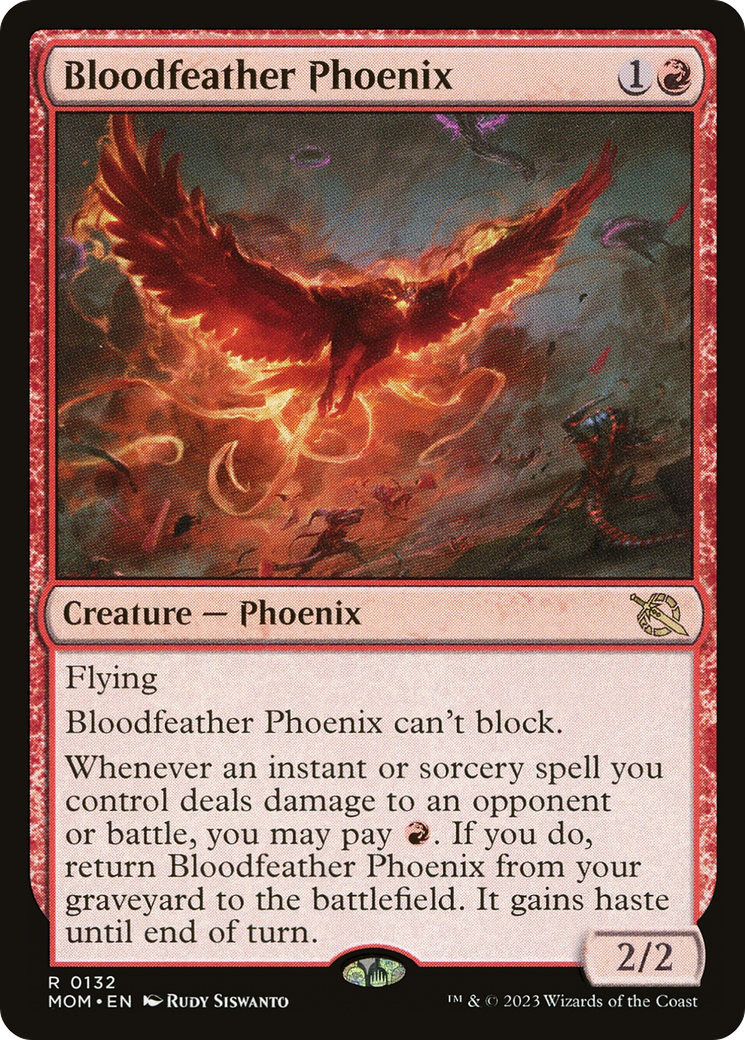 Bloodfeather Phoenix (MOM-132) - March of the Machine