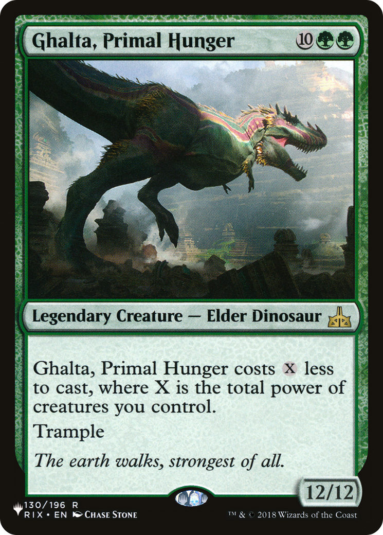 Ghalta, Primal Hunger (LIST-RIX-130) - The List