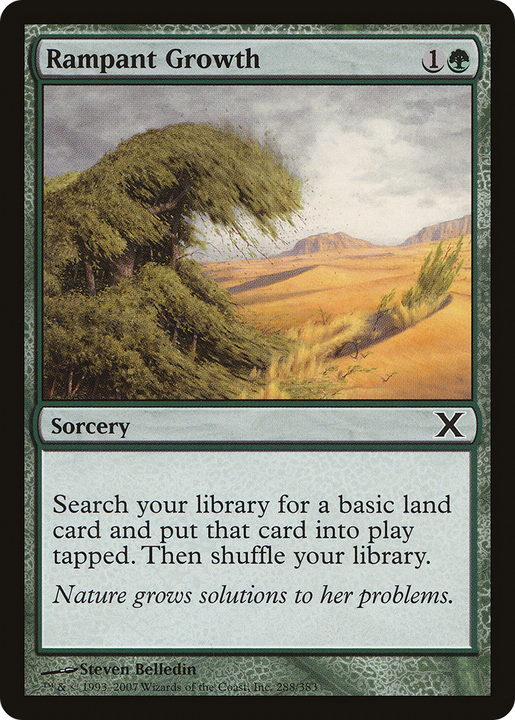Rampant Growth (10E-288) - Tenth Edition Foil
