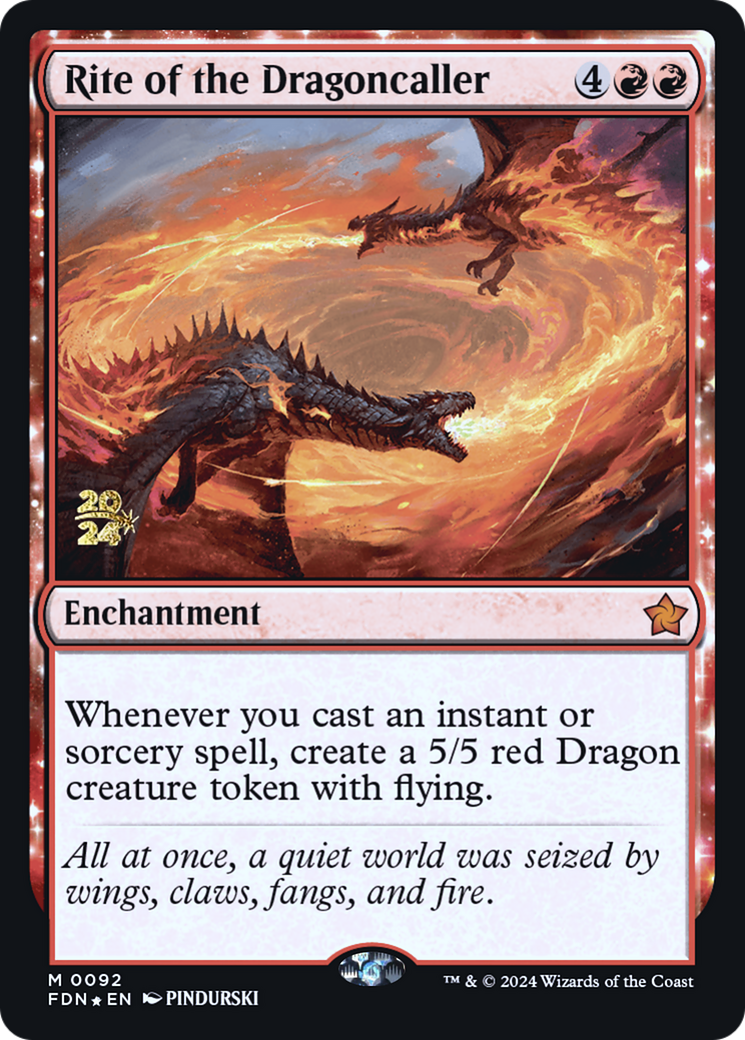 Rite of the Dragoncaller (PRE-092) - Foundations Promos Foil