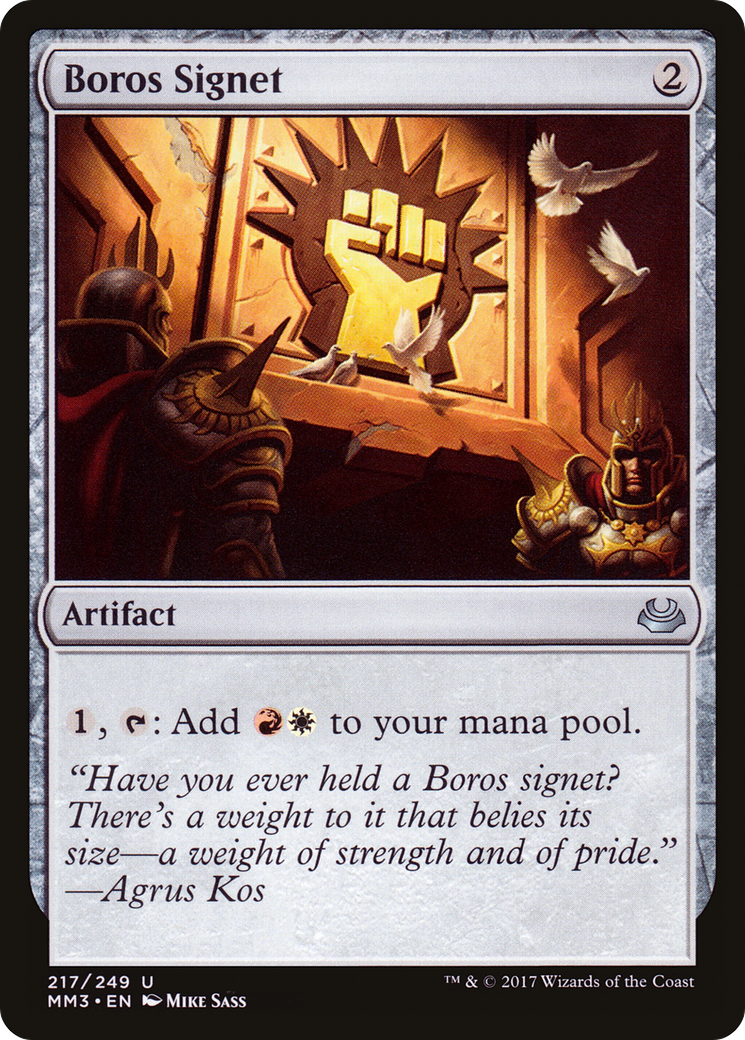 Boros Signet (MM3-217) - Modern Masters 2017
