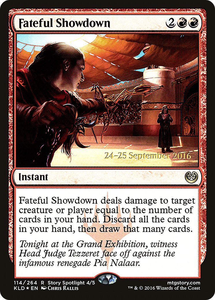 Fateful Showdown (PRE-114S) - Kaladesh Promos (Prerelease) Foil