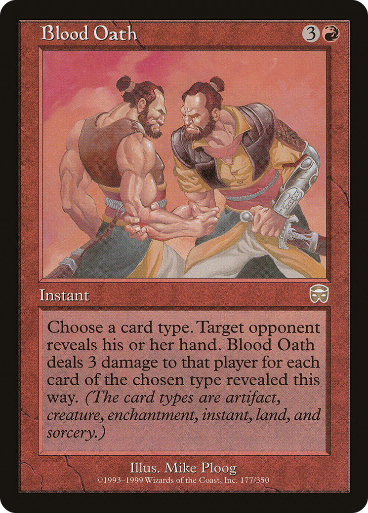 Blood Oath (MMQ-177) - Mercadian Masques Foil