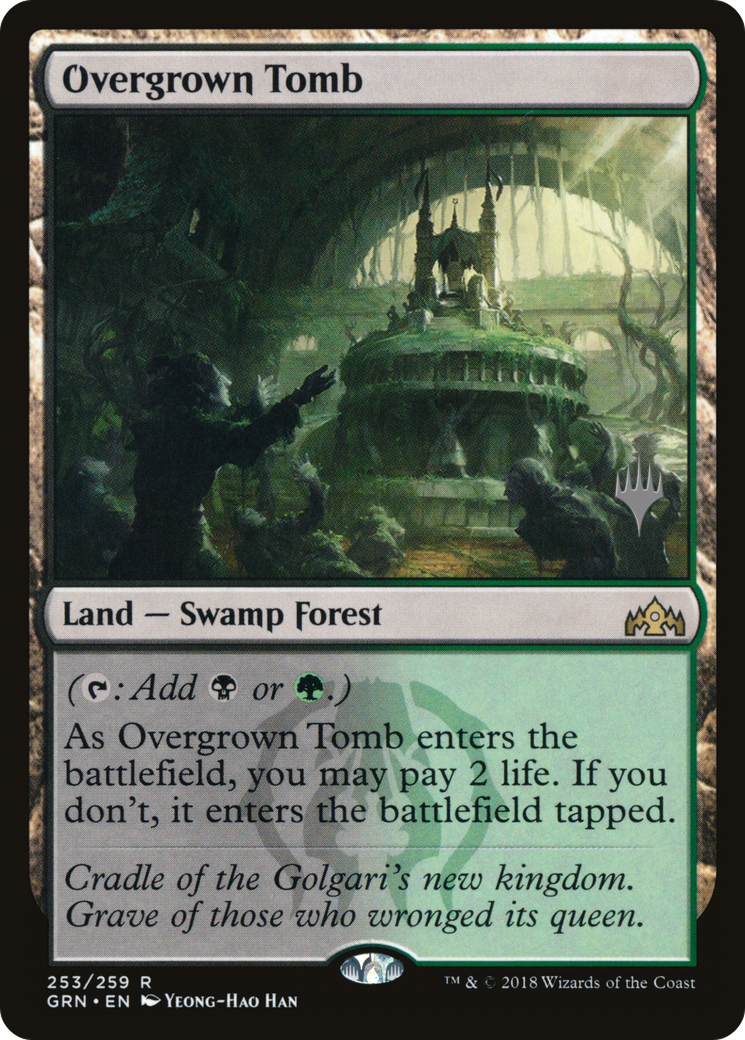 Overgrown Tomb (PPELD-253P) - Guilds of Ravnica Promos (Promo Pack)