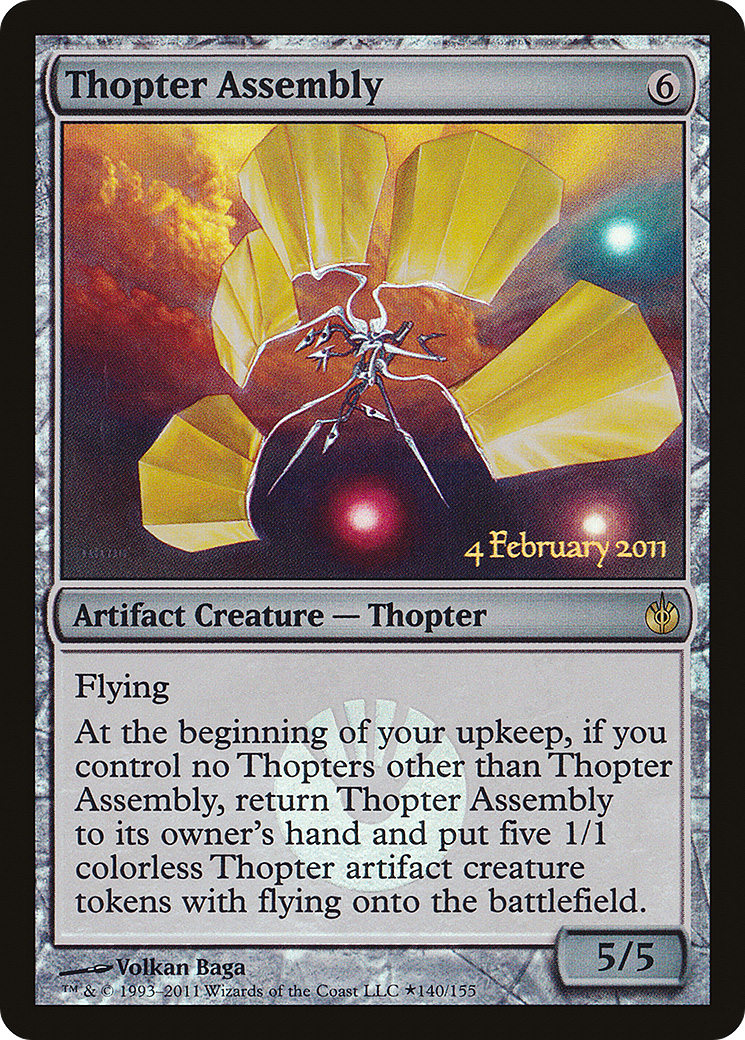 Thopter Assembly (LARP-140) - Mirrodin Besieged Promos Foil (Release)
