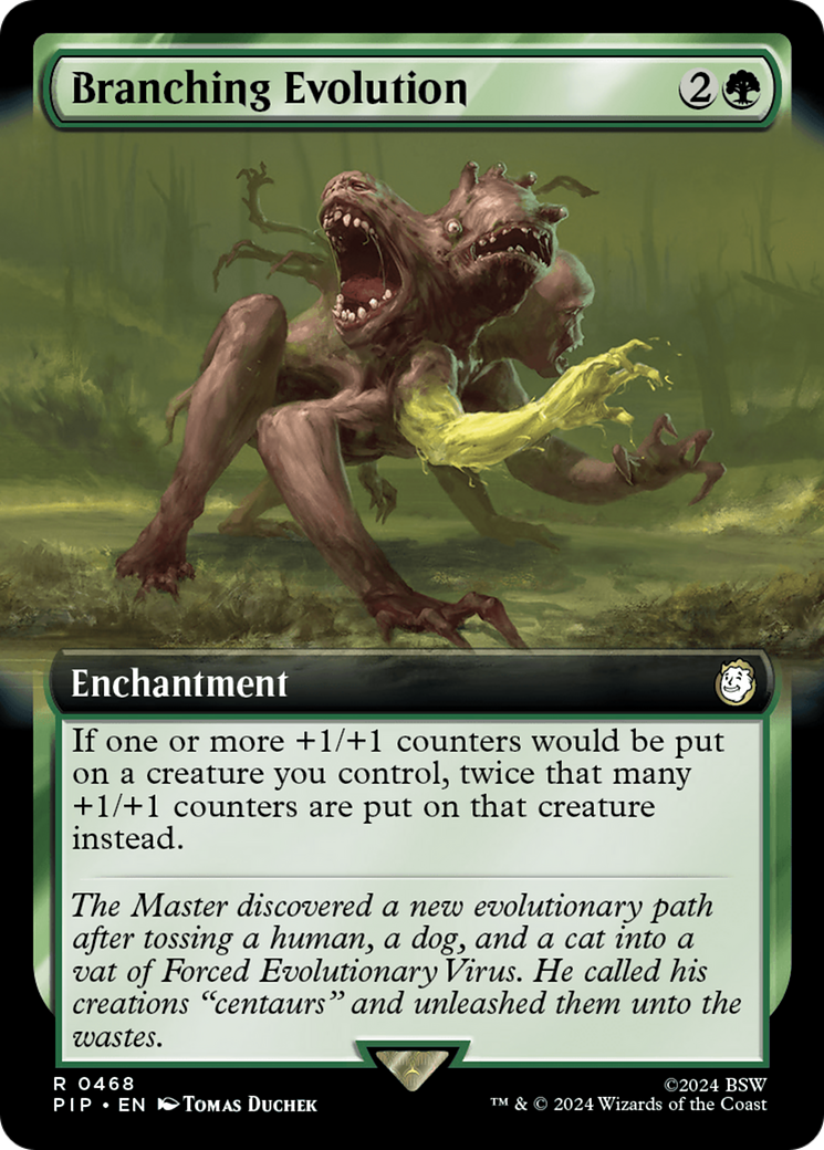 Branching Evolution (Extended Art) (PIP-468) - Fallout: (Extended Art) Foil