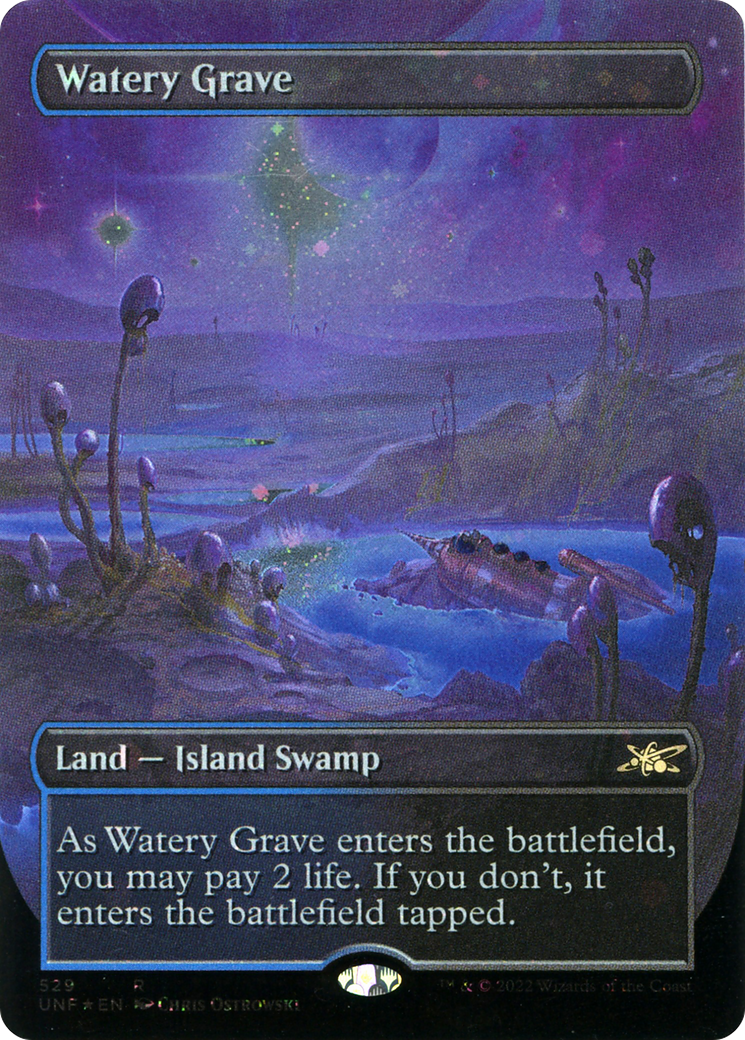 Watery Grave (Borderless)(UNF-529) - Unfinity Foil