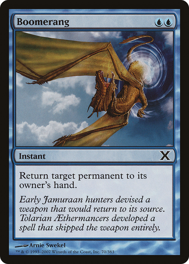 Boomerang (10E-070) - Tenth Edition Foil
