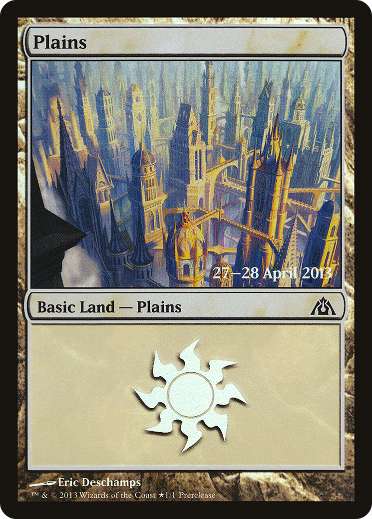 Plains (PRE-157★) - Dragon's Maze Promos (Prerelease) Foil