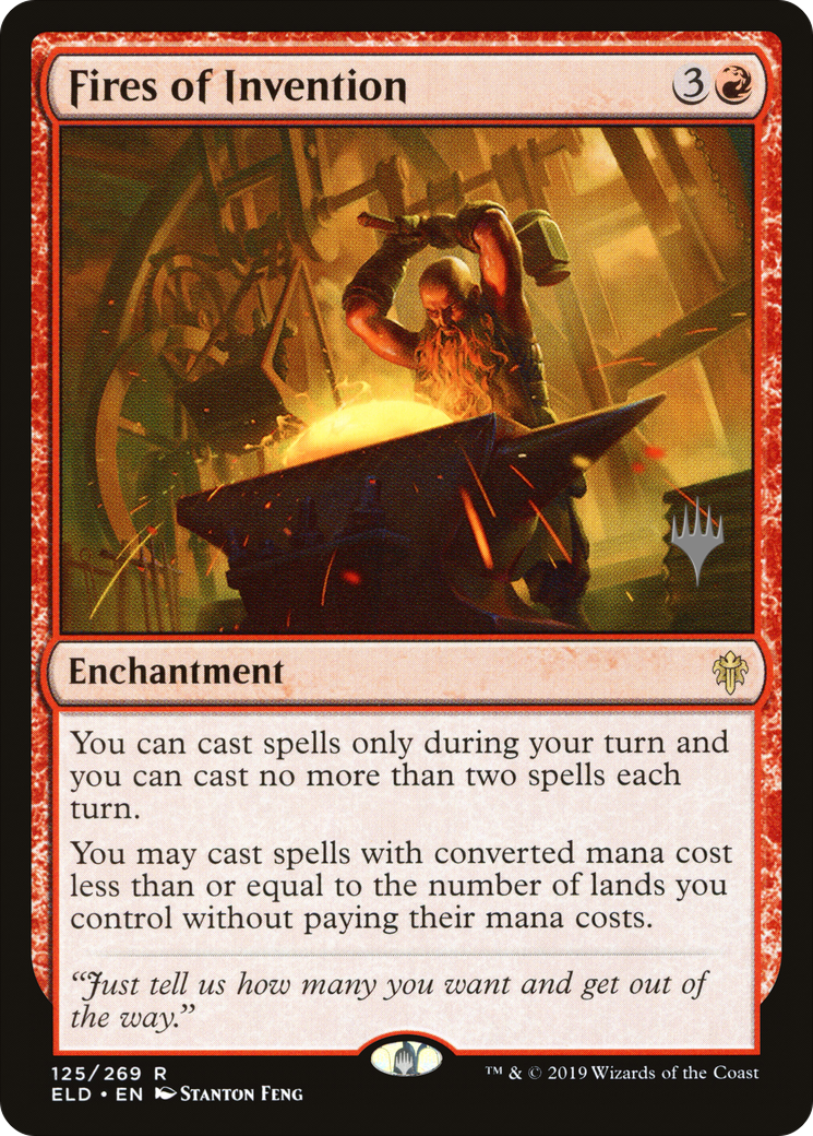 Fires of Invention (PPELD-125P) - Throne of Eldraine Promos (Promo Pack)