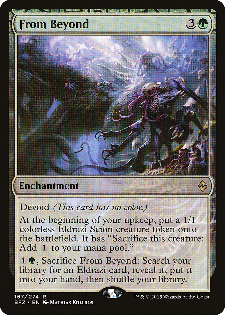From Beyond (BFZ-167) - Battle for Zendikar: (devoid)