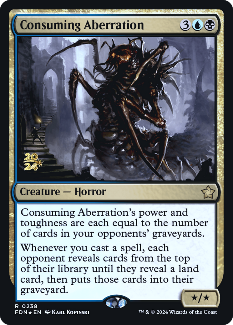 Consuming Aberration (PRE-238) - Foundations Promos (Prerelease) Foil