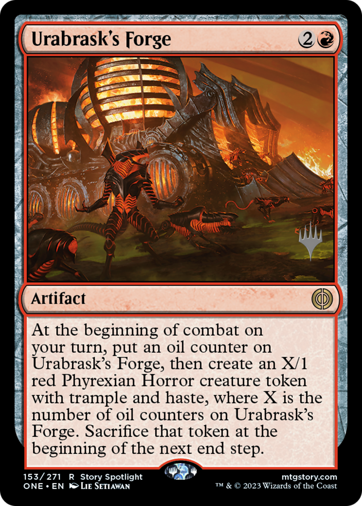 Urabrask's Forge (PPONE-153P) - Phyrexia: All Will Be One Promos (Promo Pack)