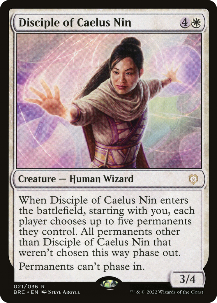 Disciple of Caelus Nin (BRC-021) - The Brothers' War Commander