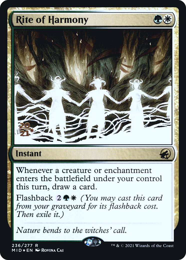 Rite of Harmony (PRE-236S) - Innistrad: Midnight Hunt Promos Foil