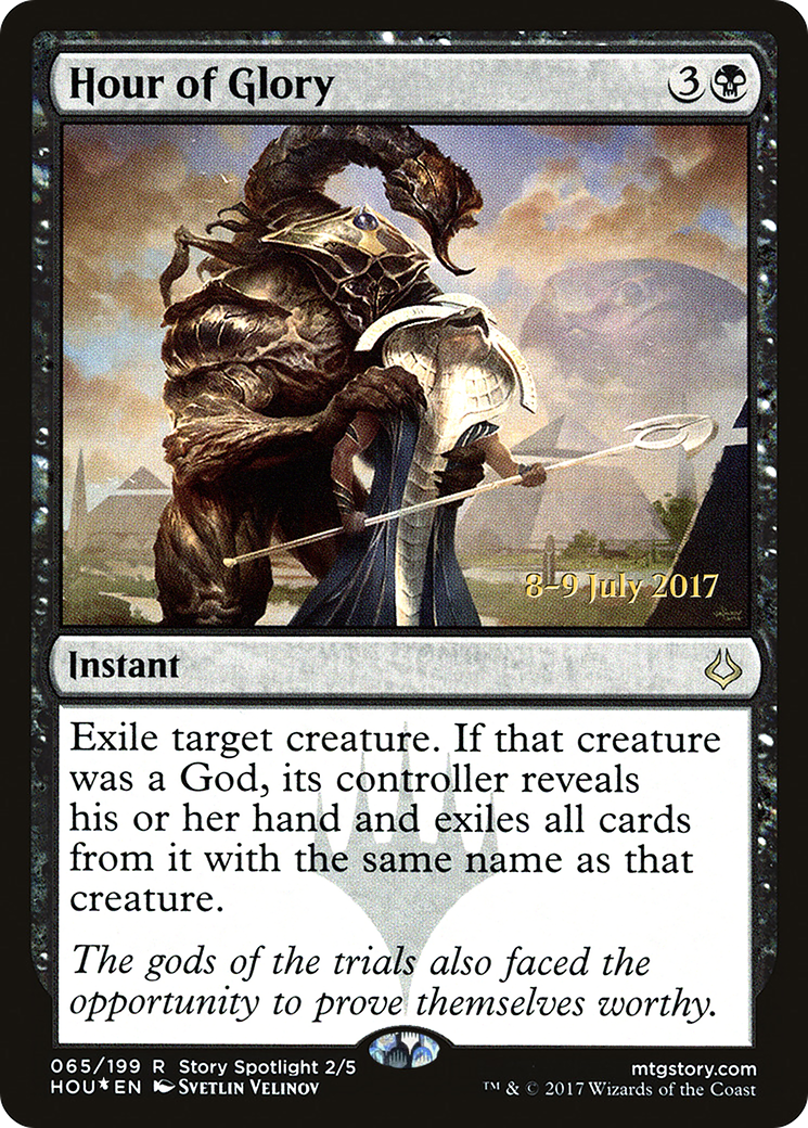 Hour of Glory (PRE-65S) - Hour of Devastation Promos (Prerelease) Foil