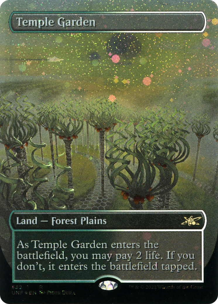 Temple Garden (Borderless)(UNF-532) - Unfinity Foil
