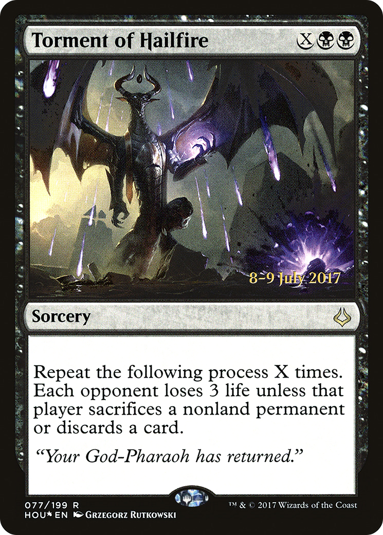 Torment of Hailfire (PRE-77S) - Hour of Devastation Promos (Prerelease) Foil