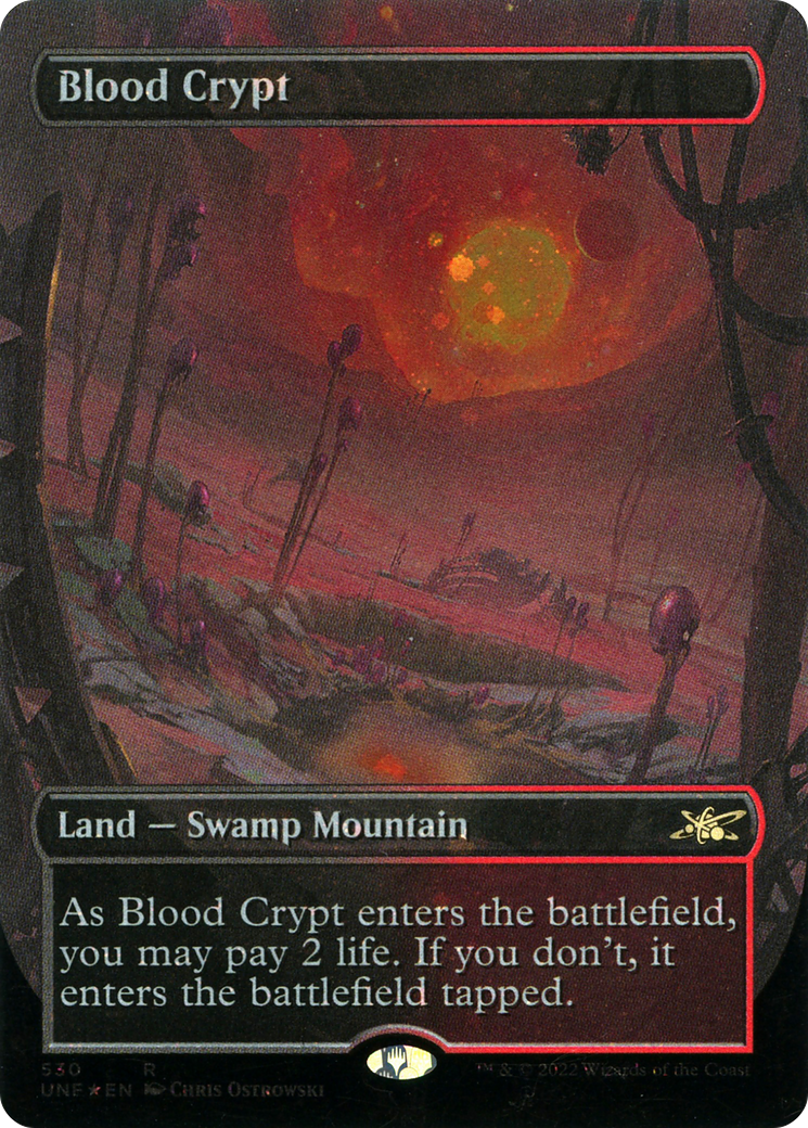 Blood Crypt (Borderless)(UNF-530) - Unfinity Foil