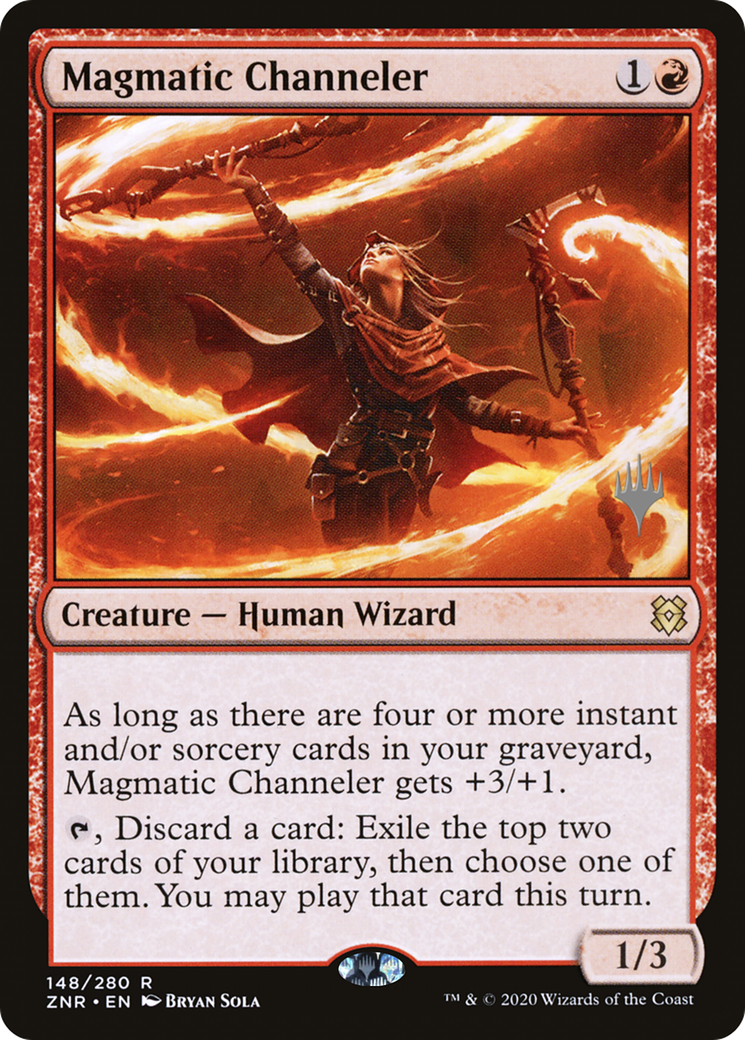 Magmatic Channeler (PPZNR-148P) - Zendikar Rising Promos (Promo Pack) Foil