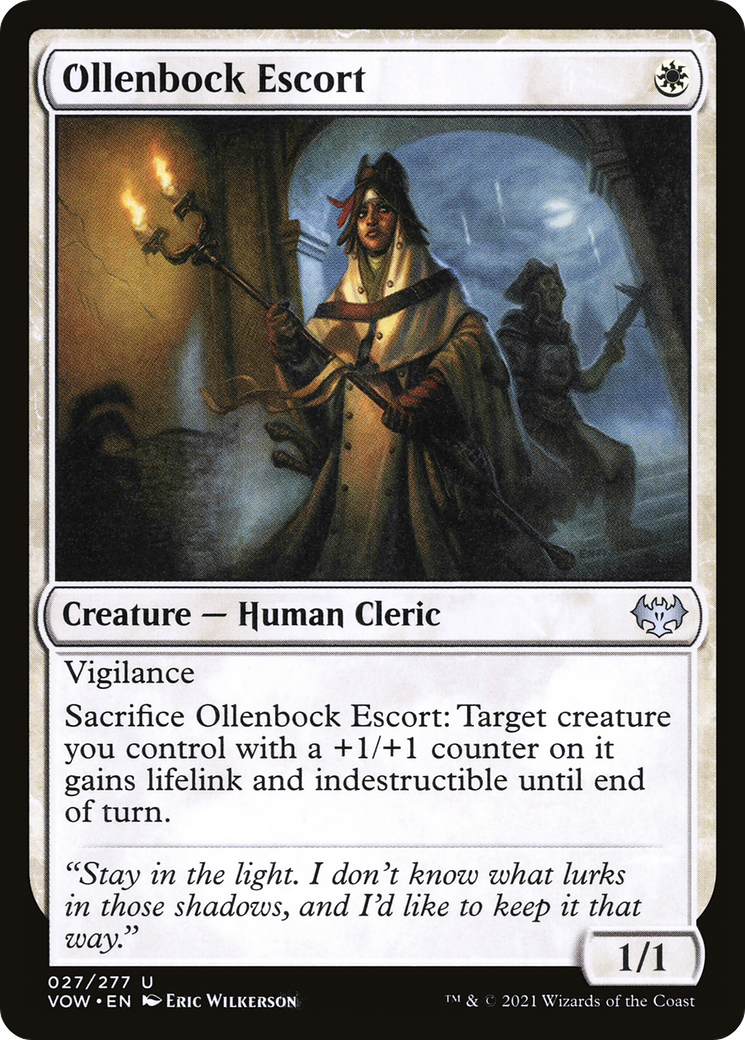Ollenbock Escort (VOW-027) - Innistrad: Crimson Vow Foil