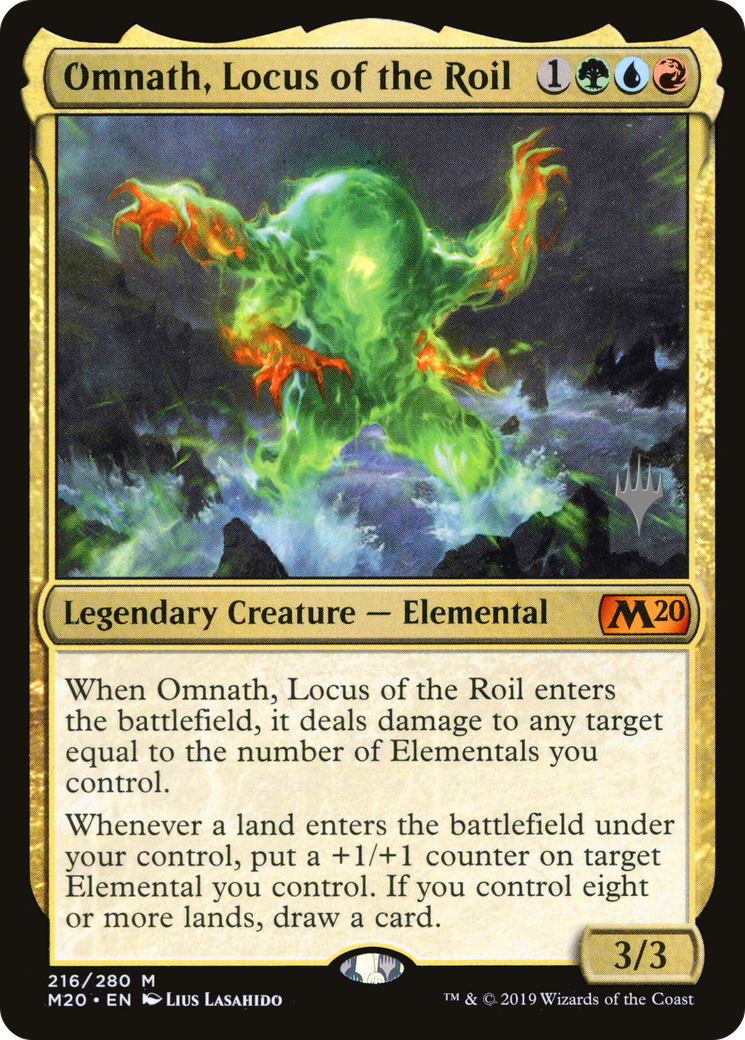 Omnath, Locus of the Roil (PPM20-216) - Core Set 2020 Promos Foil (Promo Pack)