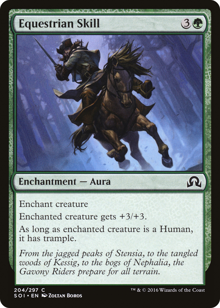 Equestrian Skill (SOI-204) - Shadows over Innistrad Foil