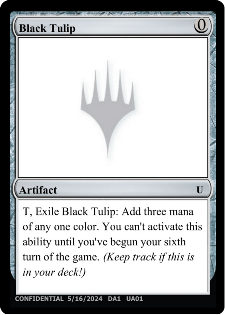 Black Tulip (UNK-UA01A) - Unknown Event (Playtest)