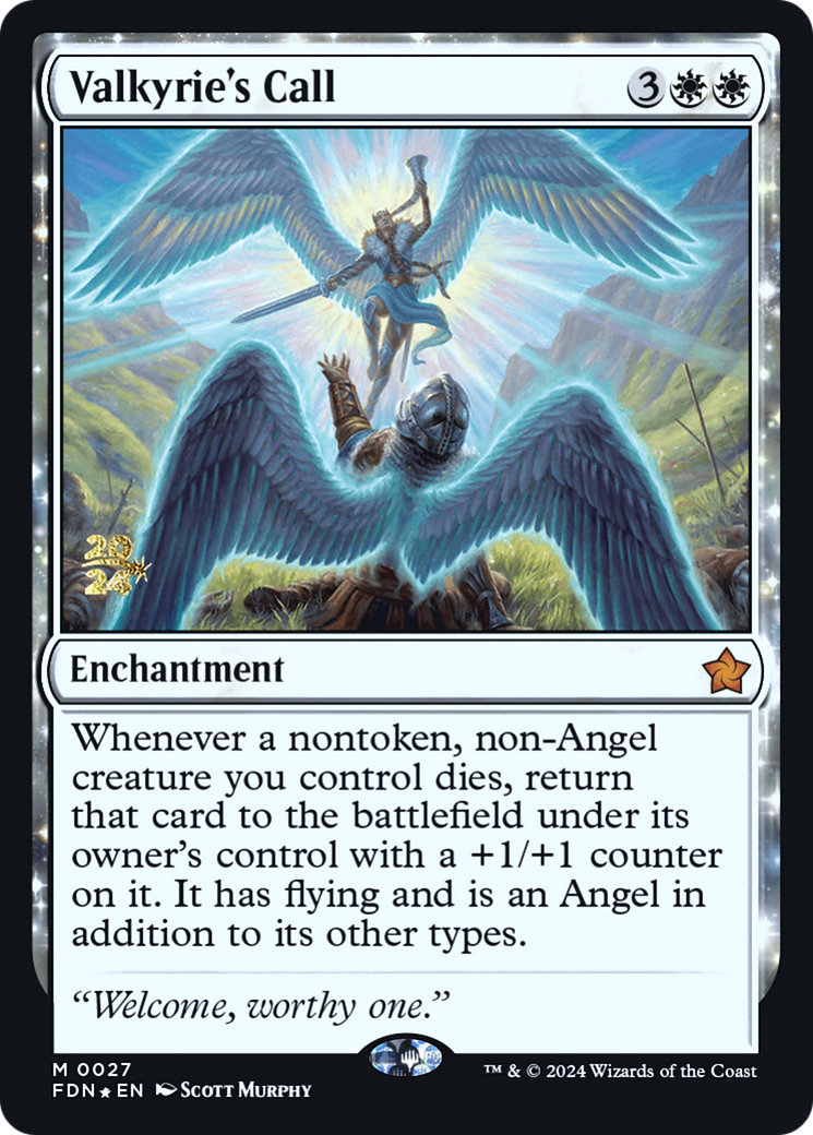 Valkyrie's Call (PRE-027) - Foundations Promos Foil