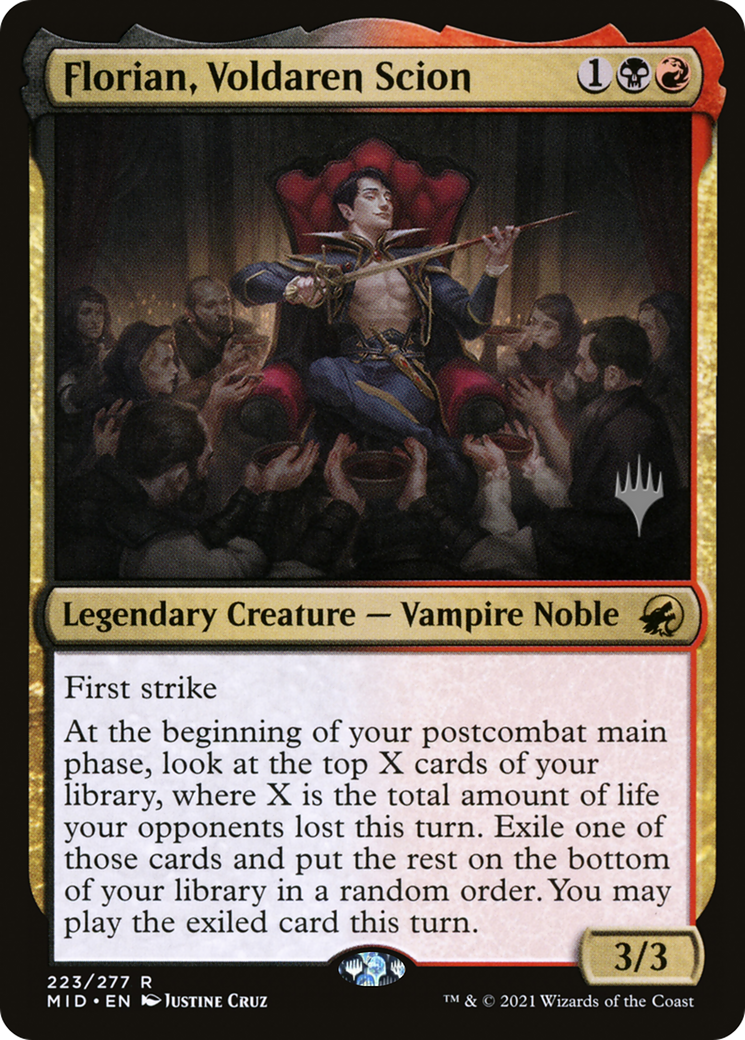 Florian, Voldaren Scion (PPMID-223P) - Innistrad: Midnight Hunt Promos (Promo Pack)