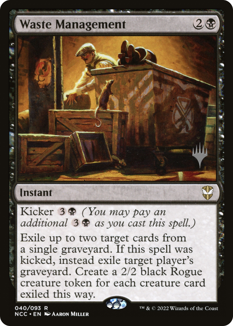 Waste Management (PPSNC-40P) - New Capenna Commander Promos Foil (Promo Pack)
