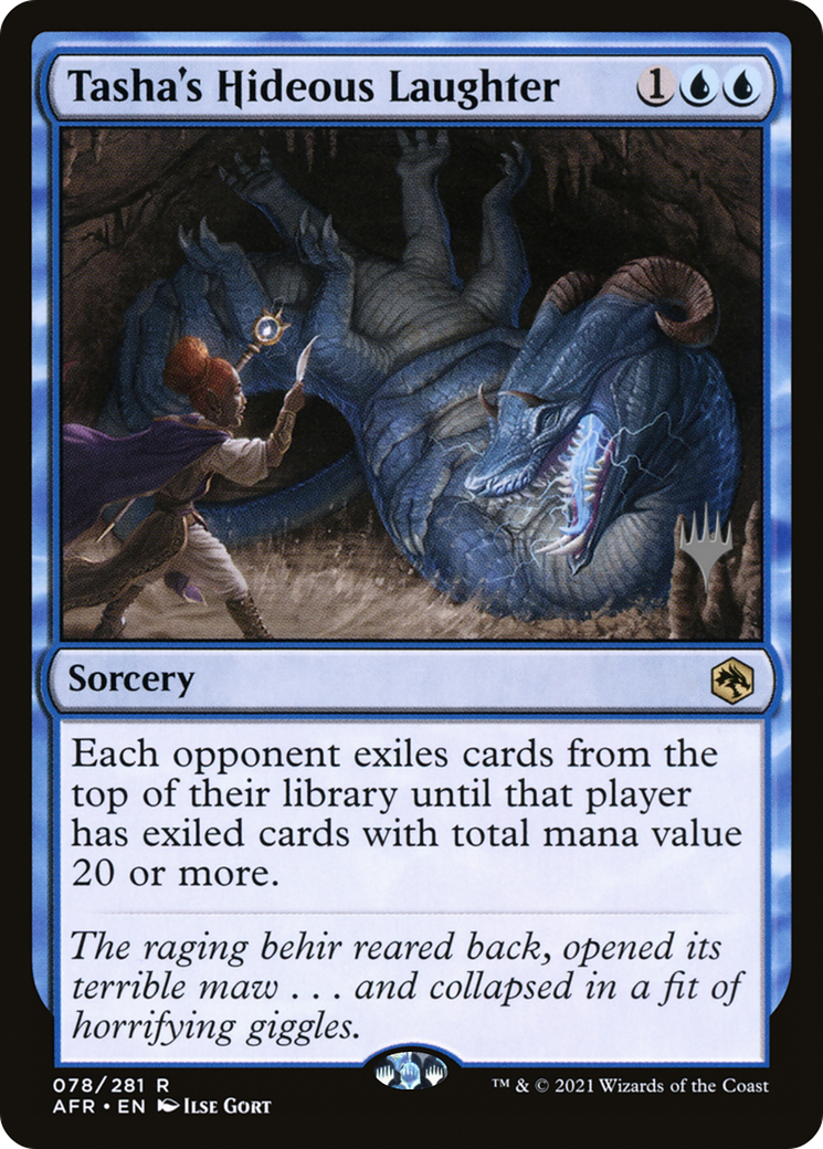 Tasha's Hideous Laughter (PPAFR-78P) - Adventures in the Forgotten Realms Promos (Promo Pack) Foil