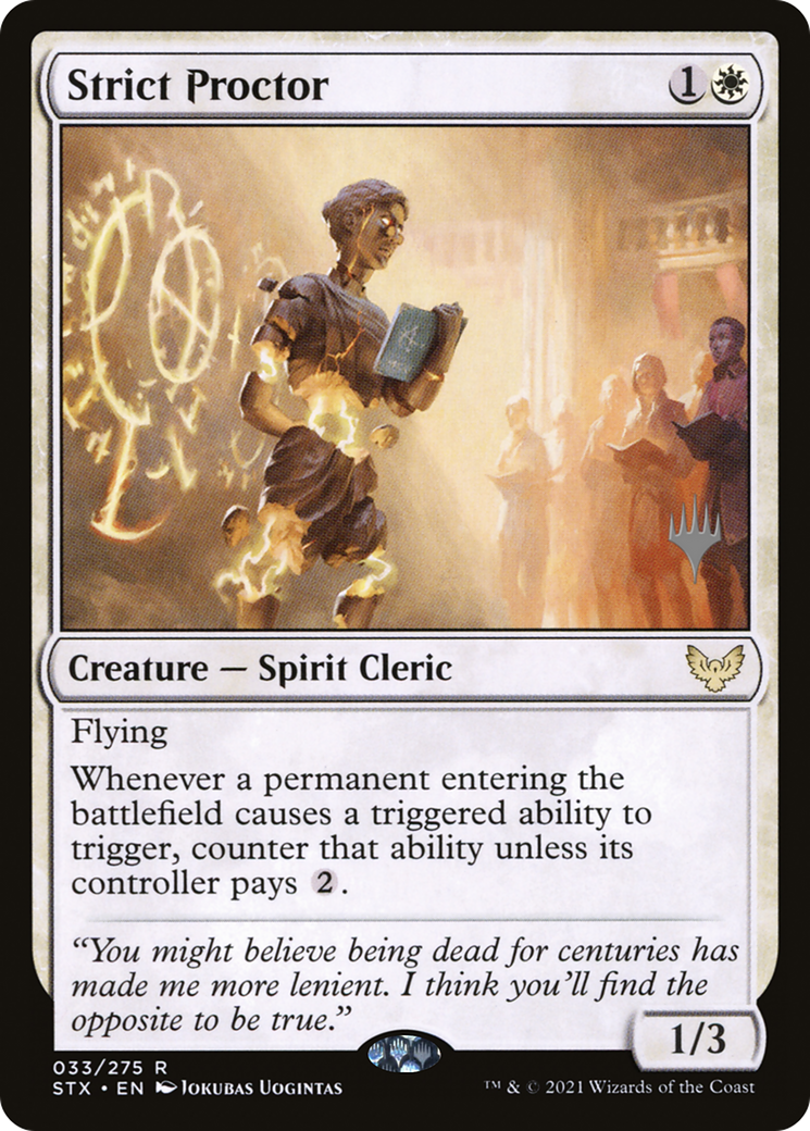 Strict Proctor (PPSTX-033) - Strixhaven: School of Mages Promos (Promo Pack)