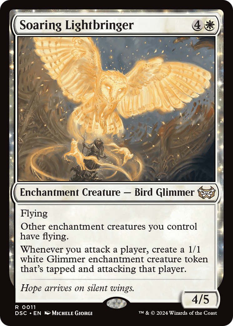 Soaring Lightbringer (DSC-011) - Duskmourn: House of Horror Commander