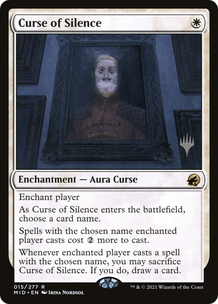 Curse of Silence (PPMID-15P) - Innistrad: Midnight Hunt Promos (Promo Pack)
