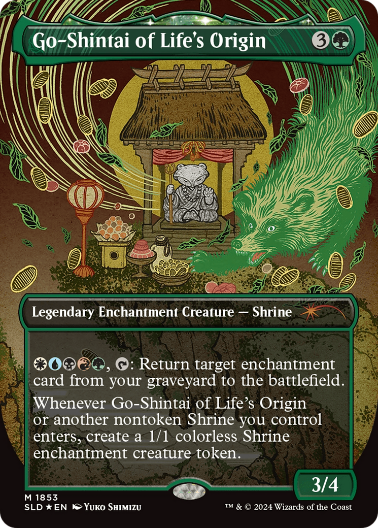 Go-Shintai of Life's Origin (Display Commander) - Thick Stock (SLD-1853) - Secret Lair Drop (Borderless) Foil