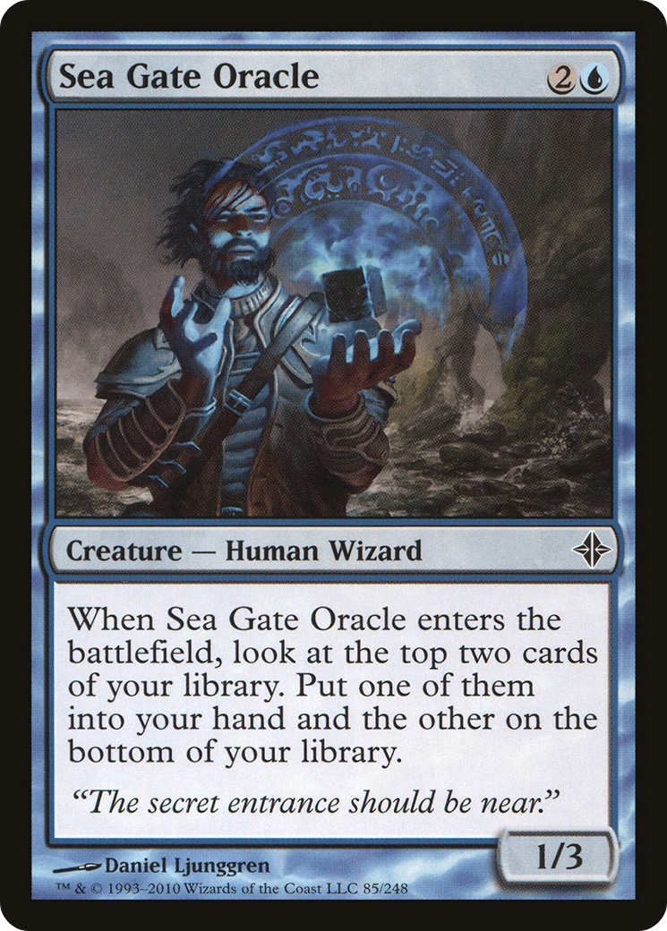 Sea Gate Oracle (ROE-085) - Rise of the Eldrazi Foil