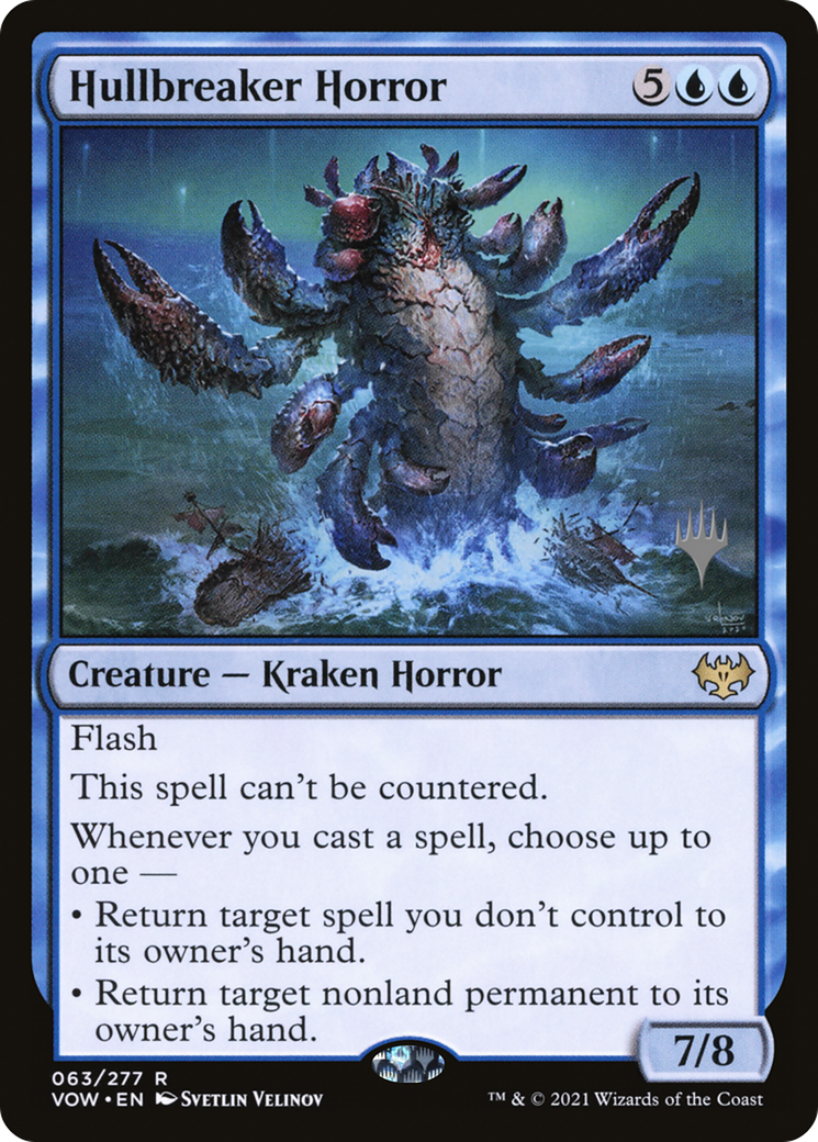 Hullbreaker Horror (PVOW-63P) - Innistrad: Crimson Vow Promos (Promo Pack)