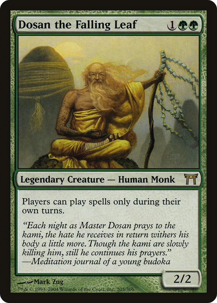 Dosan the Falling Leaf (CHK-205) - Champions of Kamigawa