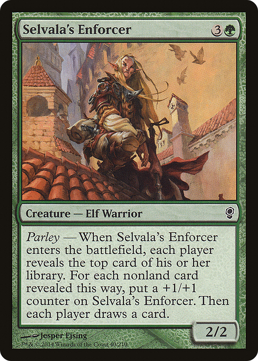 Selvala's Enforcer (CNS-040) - Conspiracy Foil