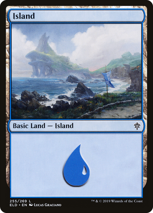 Island (ELD-255) - Throne of Eldraine