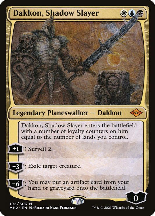 Dakkon, Shadow Slayer (MH2-192) - Modern Horizons 2