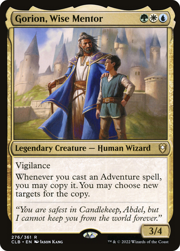 Gorion, Wise Mentor (CLB-276) - Commander Legends: Battle for Baldur's Gate Foil