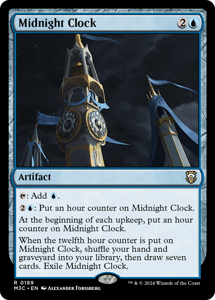 Midnight Clock (M3C-189) - Modern Horizons 3 Commander Foil