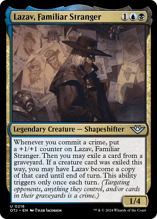 Lazav, Familiar Stranger (OTJ-216) - Outlaws of Thunder Junction