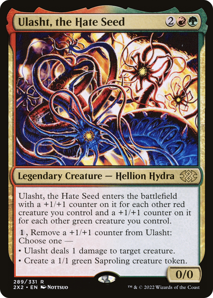 Ulasht, the Hate Seed (2X2-289) - Double Masters 2022 Foil