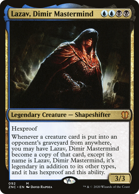 Lazav, Dimir Mastermind (ZNC-092) - Zendikar Rising Commander