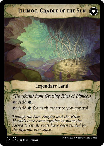 Growing Rites of Itlimoc // Itlimoc, Cradle of the Sun (LCI-188) - The Lost Caverns of Ixalan Foil